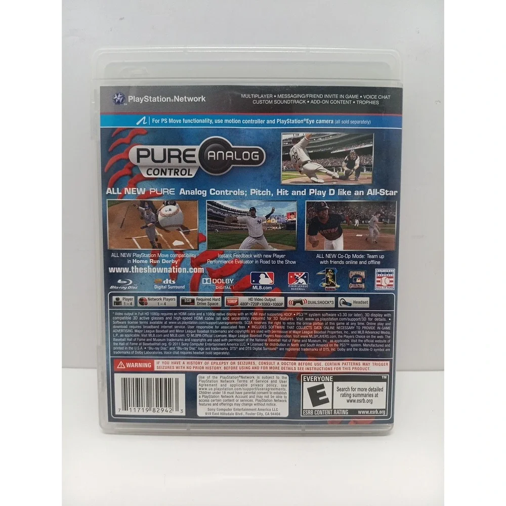 ⚾️  MLB 11 The Show | Joe Mauer  | PlayStation 3 (PS3) | CIB | Tested & Works